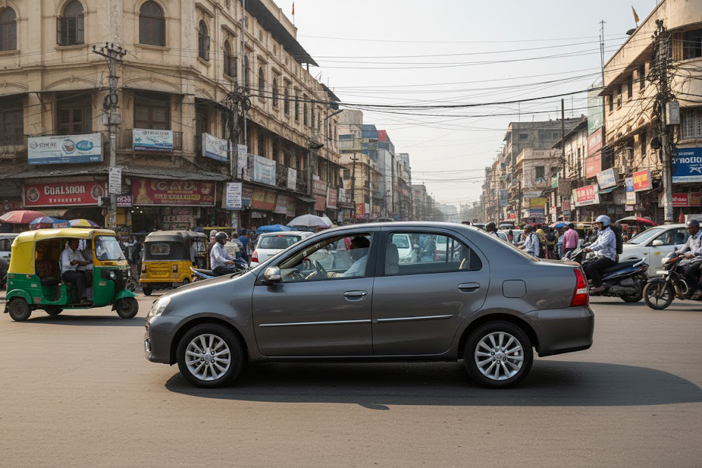 Local cab service in Bangalore city ride