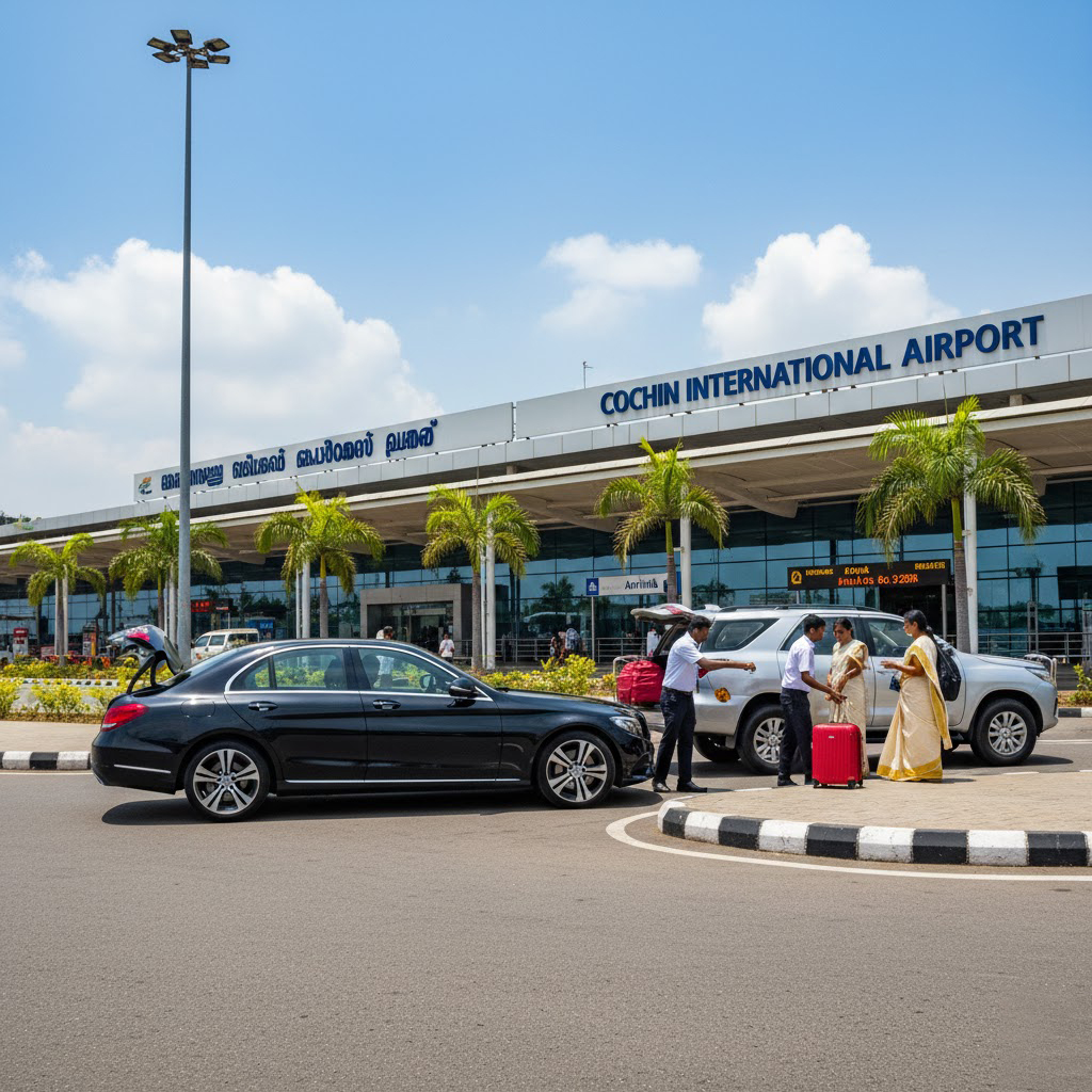 Kochi airport taxi service with Zoom Cabs in Kerala