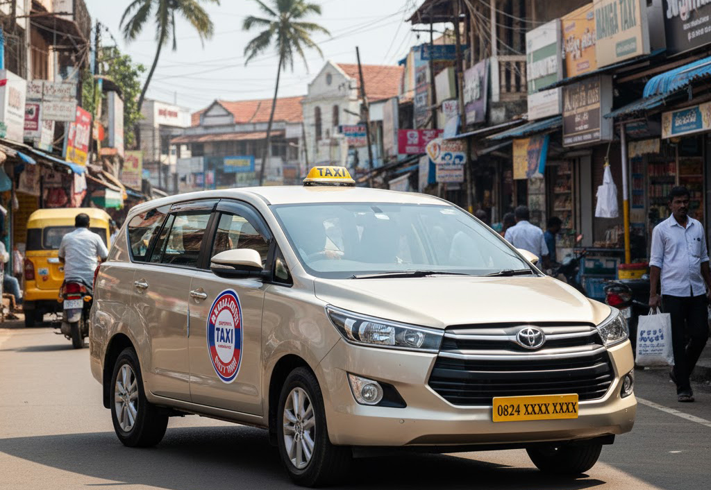 Taxi service in Mangalore city for local and airport travel